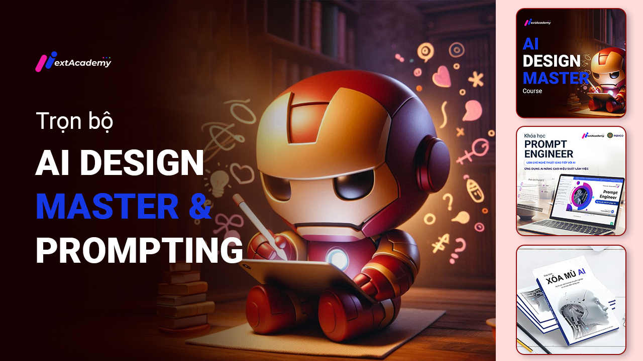 Master AI Design & Prompting – Trọn bộ khóa học Prompt AI và thiết kế hình ảnh với AI